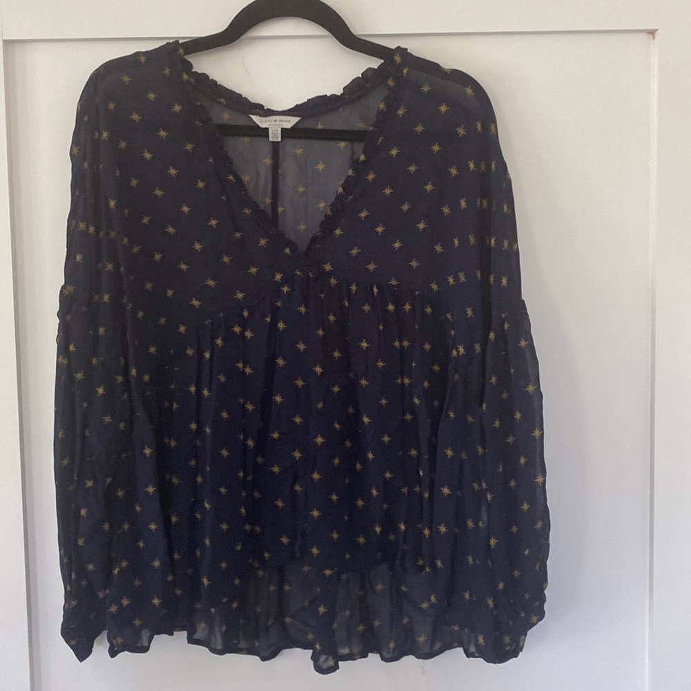 Lucky brand blouse - large
